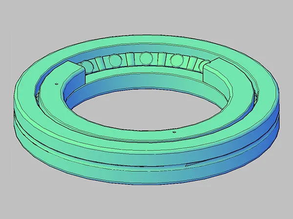 Precision crossed roller bearings