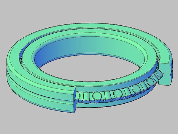 precision crossed roller bearing
