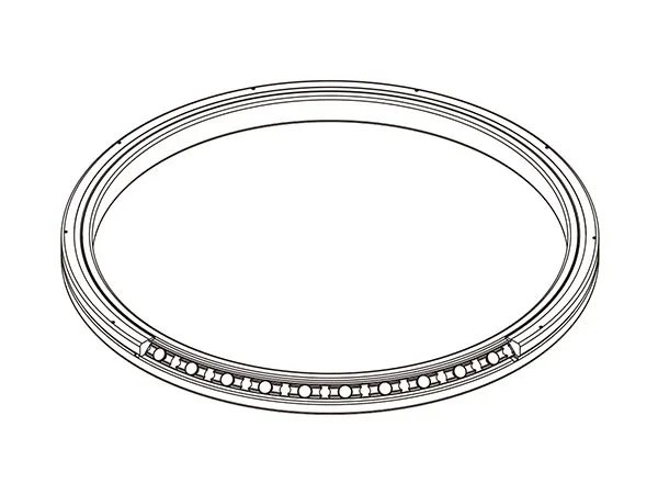 Precision crossed roller bearings